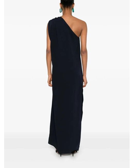 P.A.R.O.S.H. Blue Cady Midi Dress