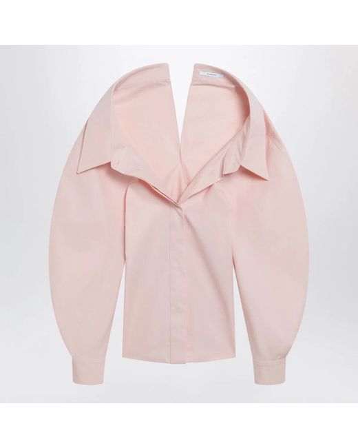 Givenchy Pink Cut-Out Poplin Shirt