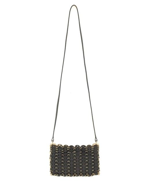 Rabanne White 1969 Nano Flip Bag Shoulder Bag