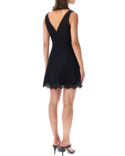 Valentino Garavani Black V Dress Lace