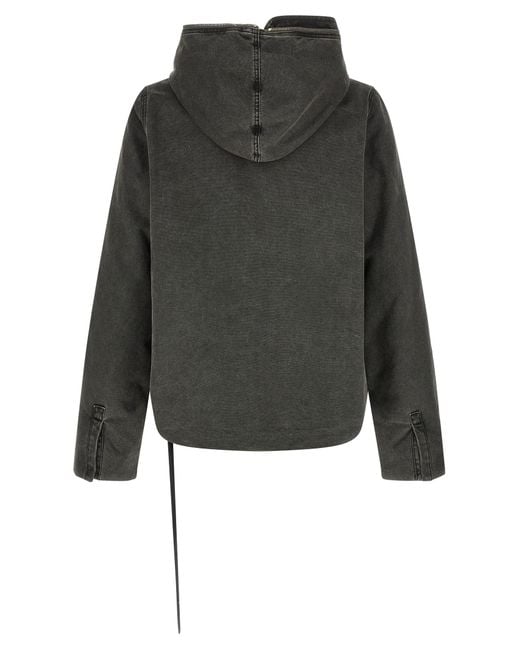 Rick Owens Black 'Gimp Zipfront' Jacket for men