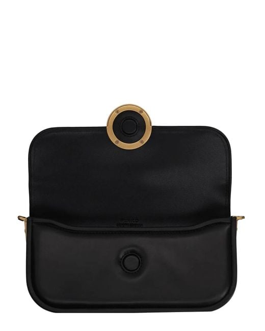 Pinko White Small "Love" Bag