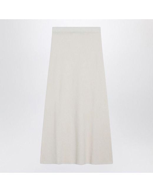 Max Mara White Ivory Skirt