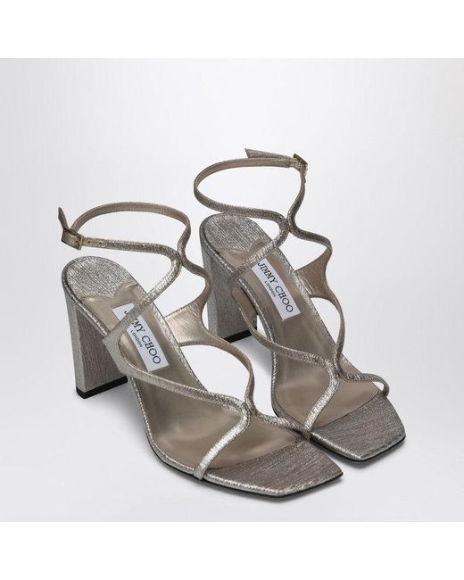 Jimmy Choo Metallic Azia 85 Sandal