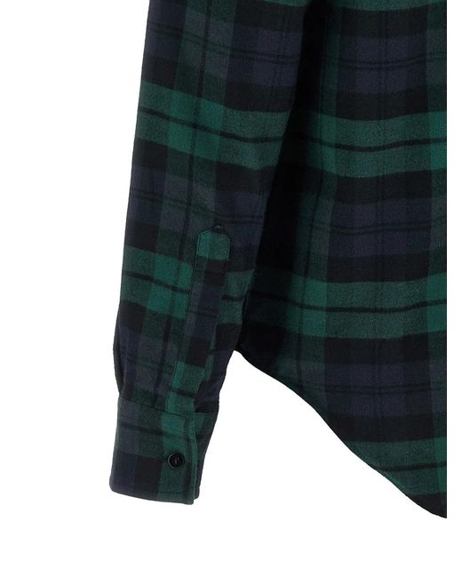 Xacus Blue 'Marta' Flannel Shirt
