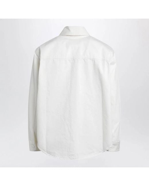 AMI White Cream Ami De Coeur Shirt By for men