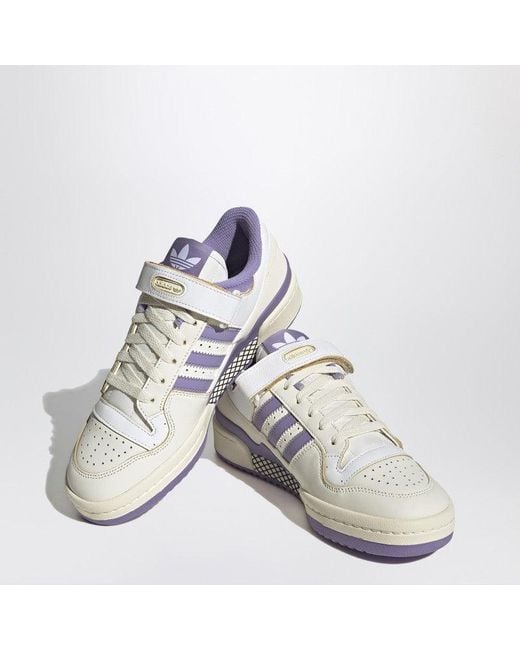 adidas Originals Women's White Forum 84 Low/Lilac Sneaker