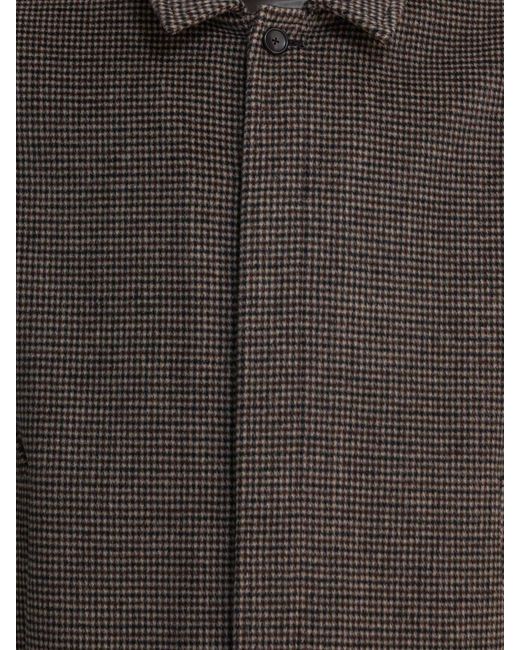 Vince Black Houndstooth Overshirt Jacket for men