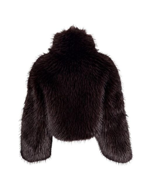 Pinko Black Polyester Coat