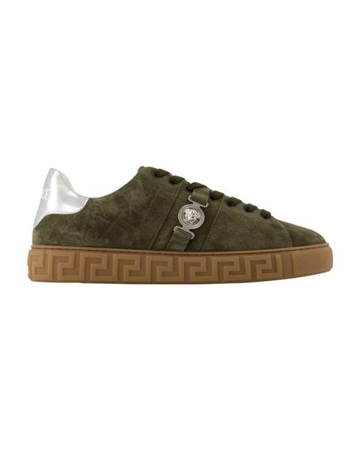 Versace Green Biggie Accessories Sneakers for men