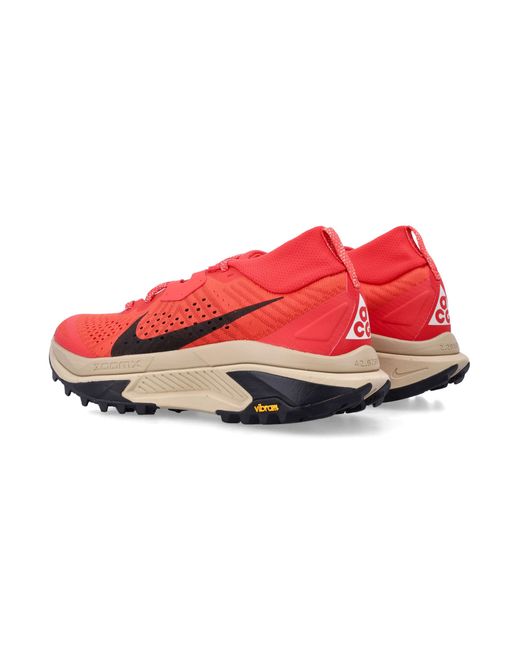 Nike Red Acg Zegama Trail Running Shoes for men