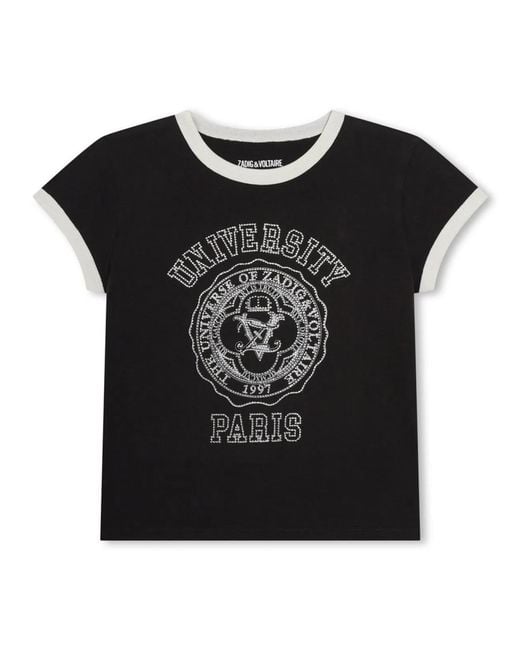 Zadig & Voltaire Black Zadig&Voltaire Tee Shirt