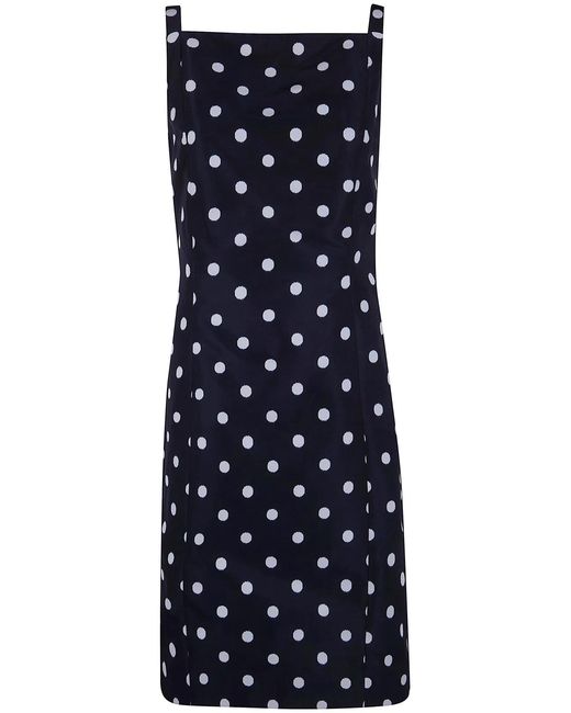 Patou Blue Pencil Midi Dress