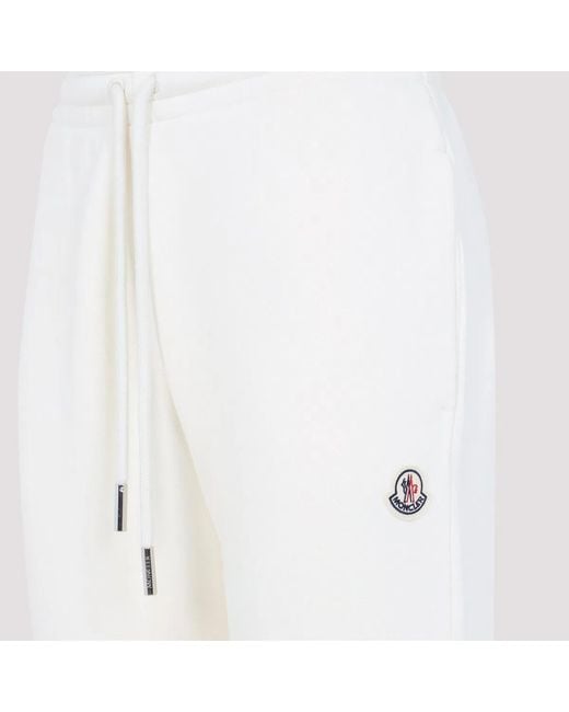 Moncler White Sports Pants