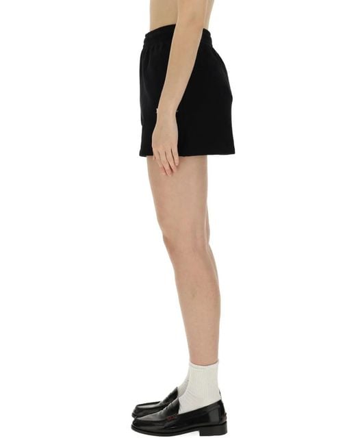 ROTATE BIRGER CHRISTENSEN Black High Waisted Shorts
