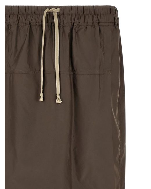 Rick Owens Brown Moncler + 'Kiltshorts' Bermuda Shorts for men