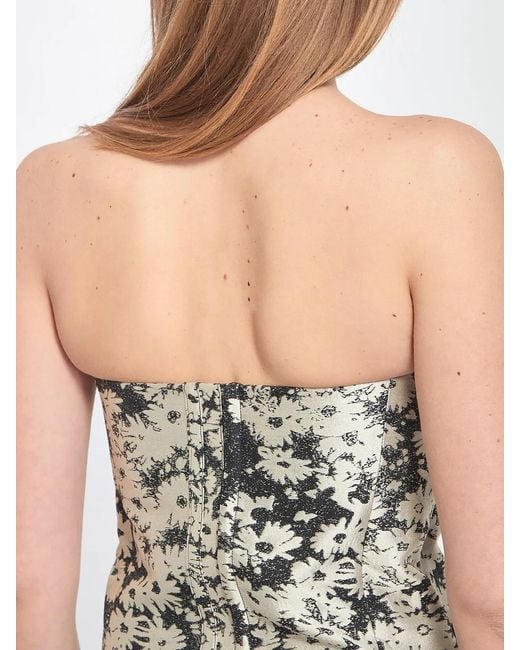 Stella McCartney Blue Bustier Top
