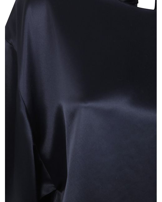 Jonathan Simkhai Blue "Alina" Short Sleeves Top
