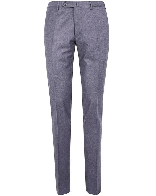 Incotex Blue "Chino Slim Fit" Trousers for men