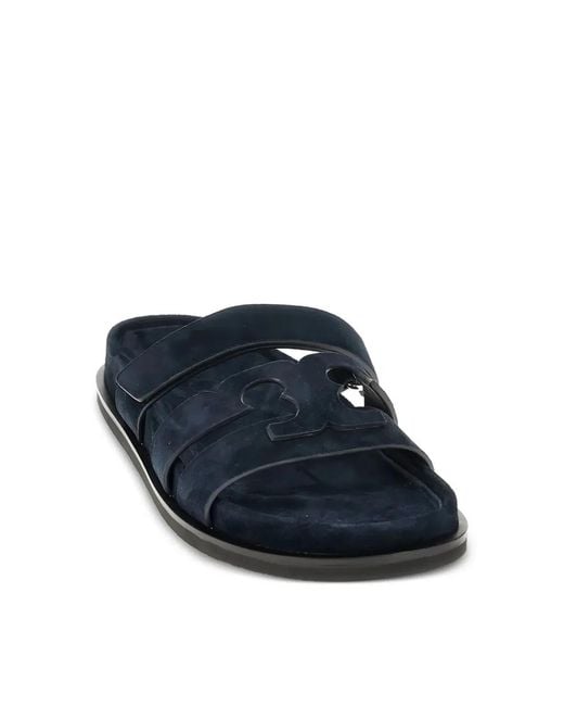Tory Burch Blue Ines Sport Slide