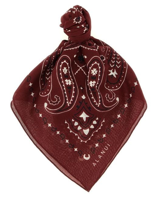 Alanui Red Bandana Paisley