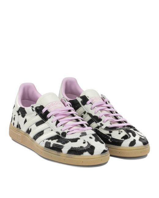 Adidas Originals Black Handball Spezial Suede Rubber Sneakers