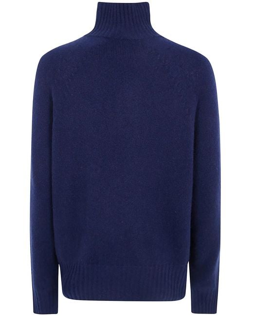 Seventy Blue Cashmere Turtle Neck