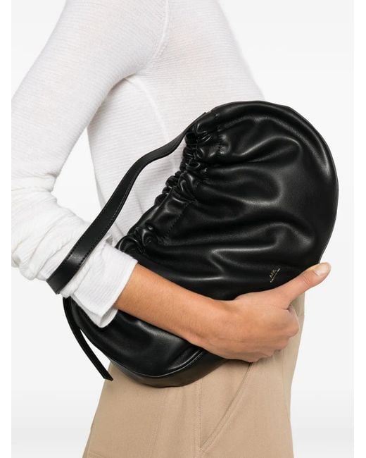 A.P.C. Black Ninon Shoulder Bag