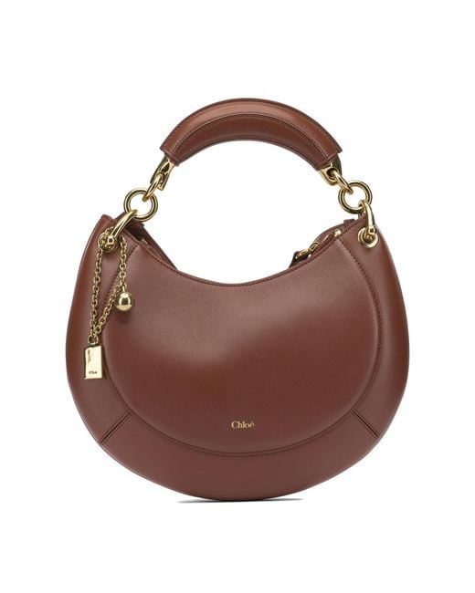 Chloé Brown Chlo Banana Handbag