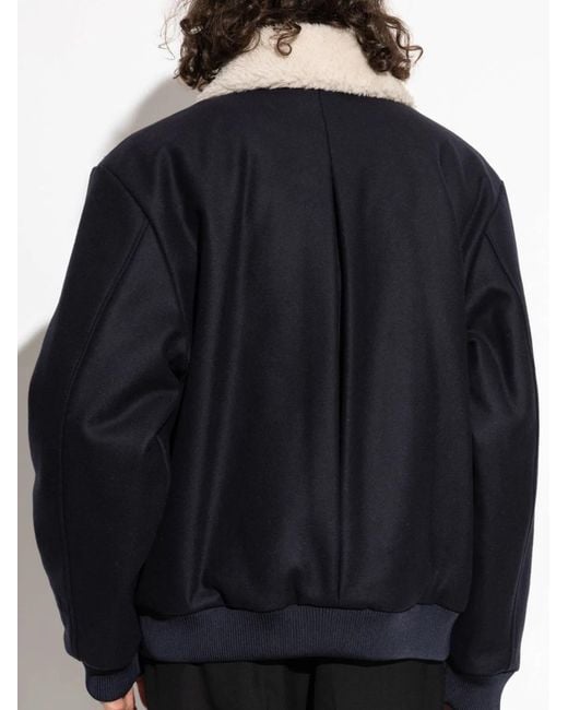 Balmain Blue Bomber Jacket for men