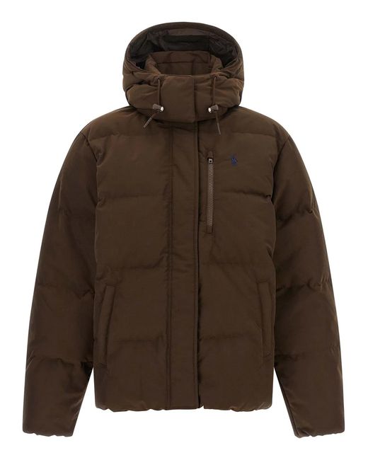 Polo Ralph Lauren Brown 'Carly' Down Jacket