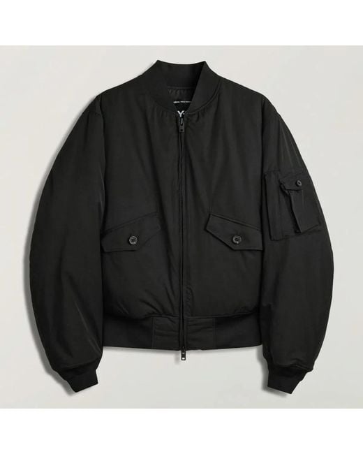 Y-3 Black Bomber Jacket for men