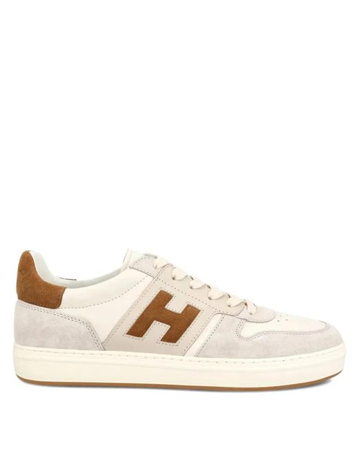 Hogan Natural Multicolour Mutton Calfskin Sneaker for men