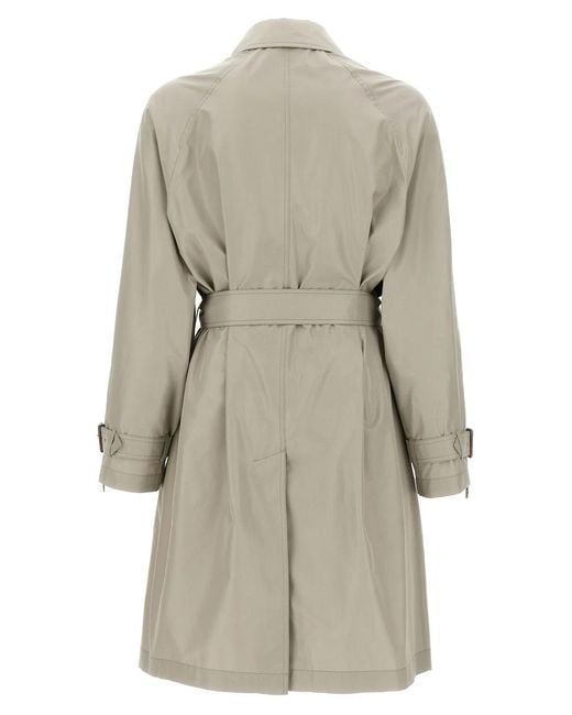 Burberry Natural Car Coat Silk for men