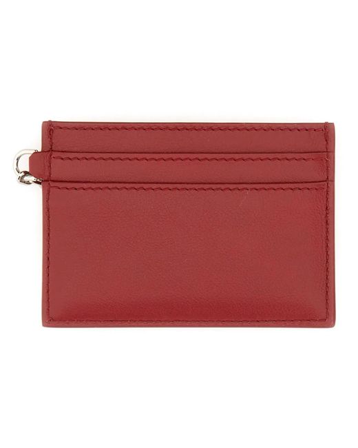 McQueen Red Sling Card Holder