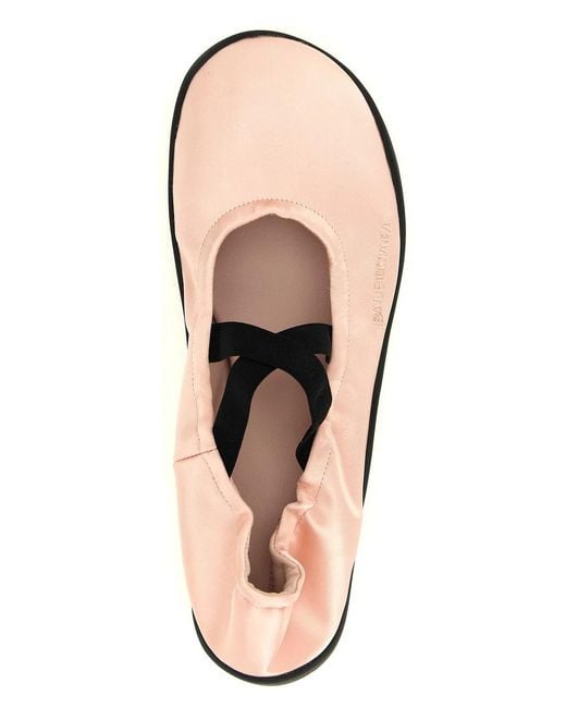 Balenciaga Pink 'Shibuya' Ballet Flats