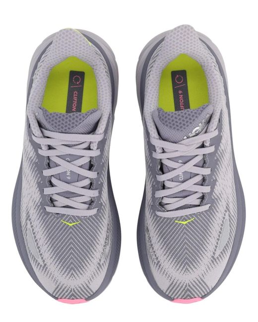 Hoka One One White Textile Sneakers