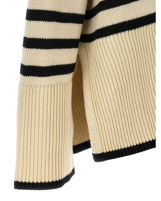 Totême Natural 'Signature Stripe' Sweater