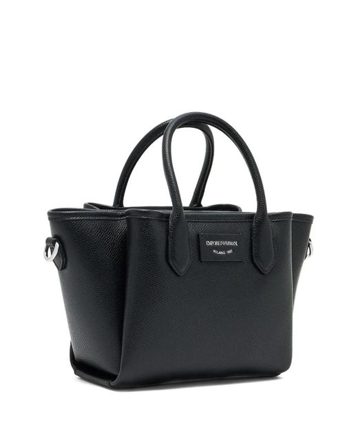 Emporio Armani Black Small Shopping Bag