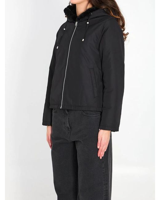 Yves Salomon Black Reversible Fur