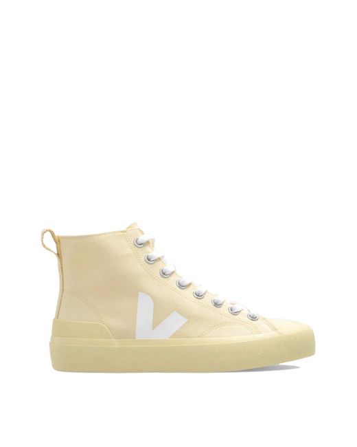 Veja Natural Wata Ii Canvas High-Top Sneakers