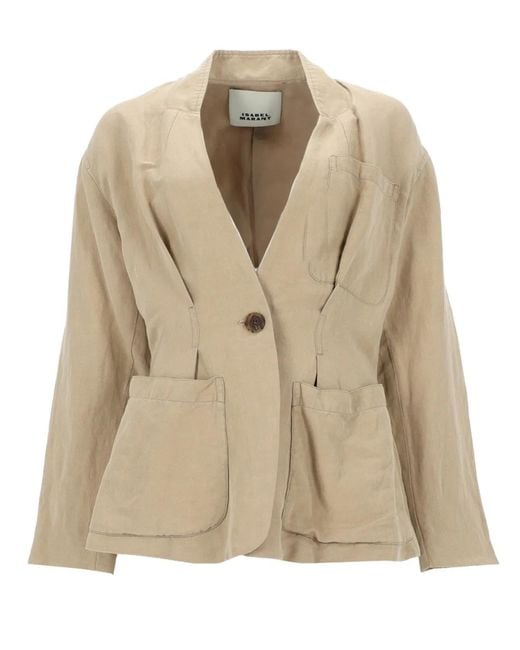 Isabel Marant Natural Giacca Soraya