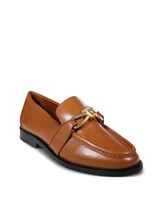 Bottega Veneta Brown Astaire Metallic Loafer
