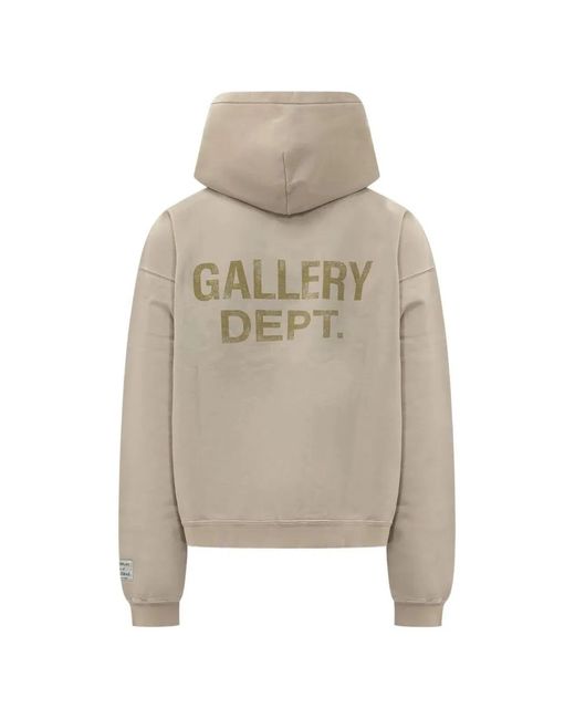 GALLERY DEPT. Natural "Gd" Paint Logo Hoodie for men