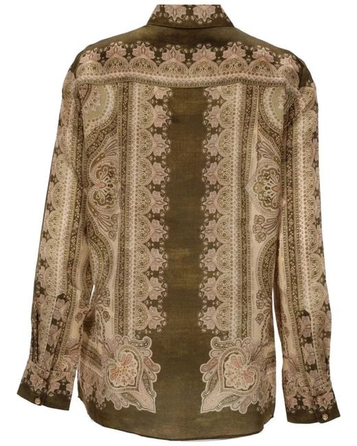 Zimmermann Brown Camicia Luna