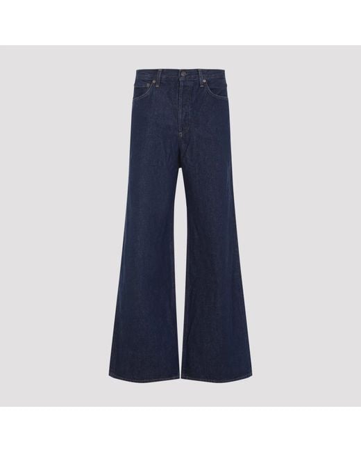 Agolde Blue Cotton Dame Jeans