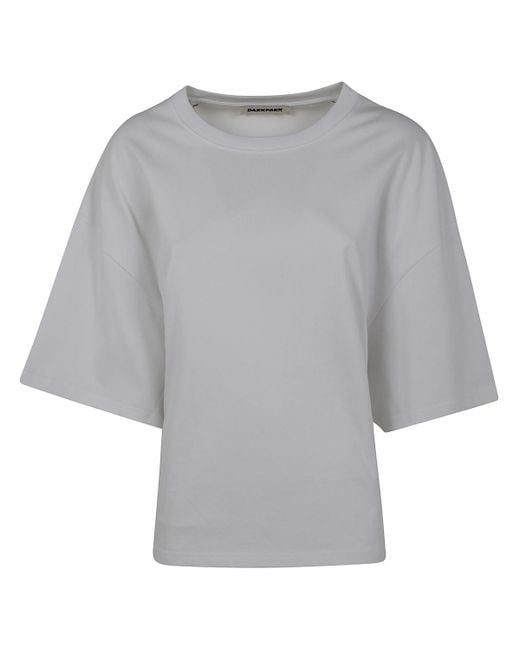 DARKPARK Gray Doyle Draped Short Sleeved Tee