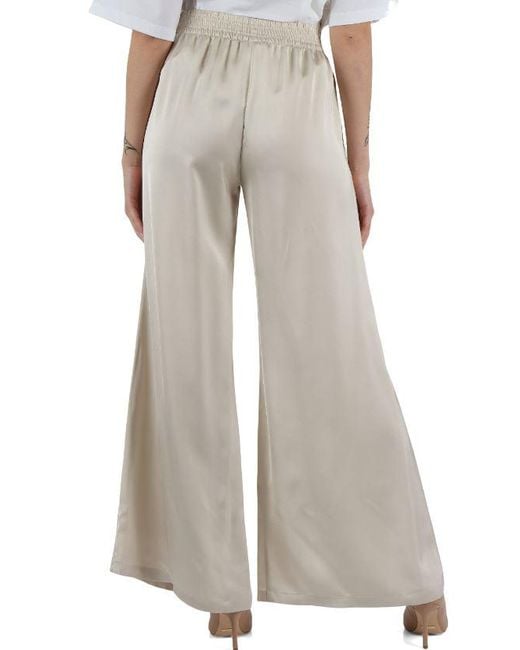 Fabiana Filippi White 100% Viscose Trousers
