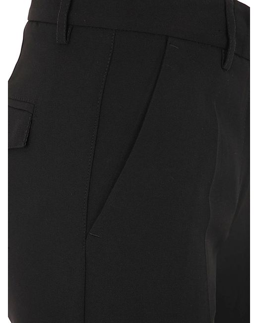 NINA 14.7 Black Cady Palazzo Trousers