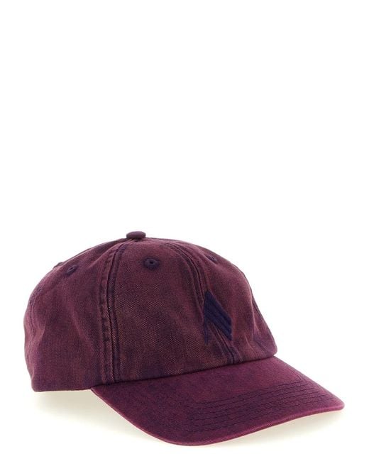 The Attico Purple Canvas Cap